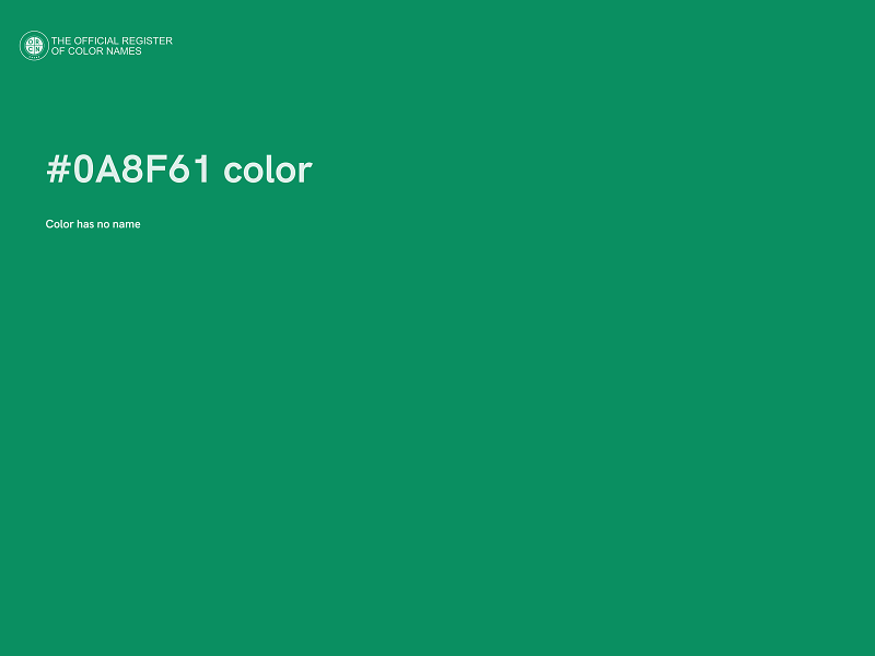 #0A8F61 color image