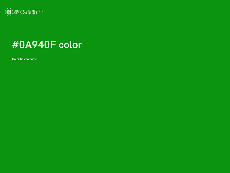 #0A940F color image