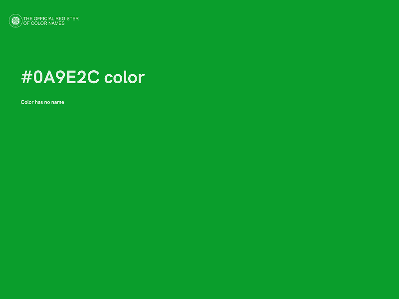 #0A9E2C color image