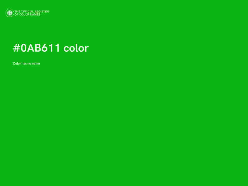 #0AB611 color image