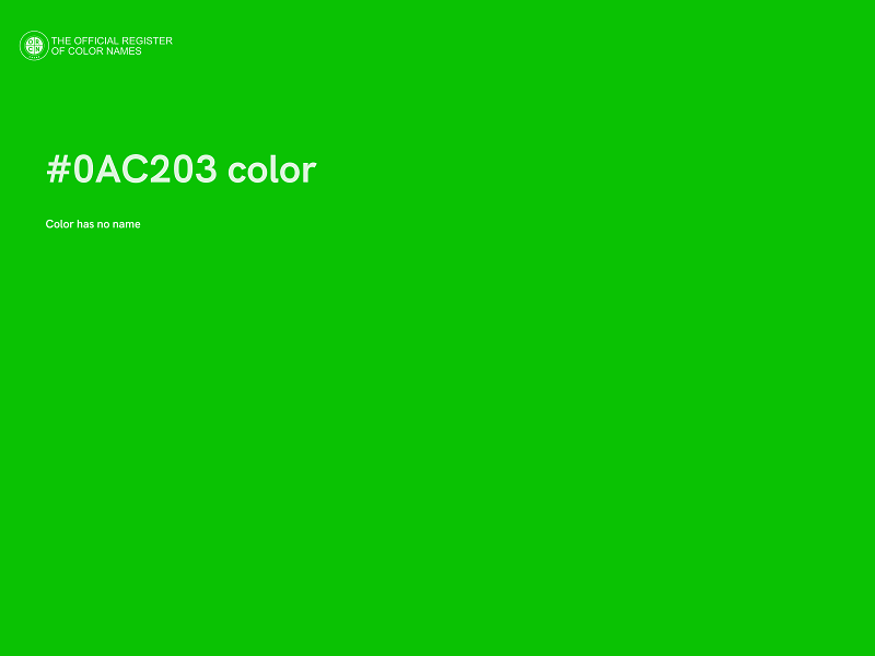 #0AC203 color image