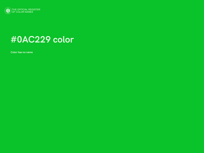 #0AC229 color image