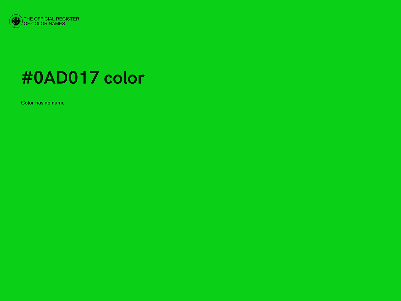 #0AD017 color image