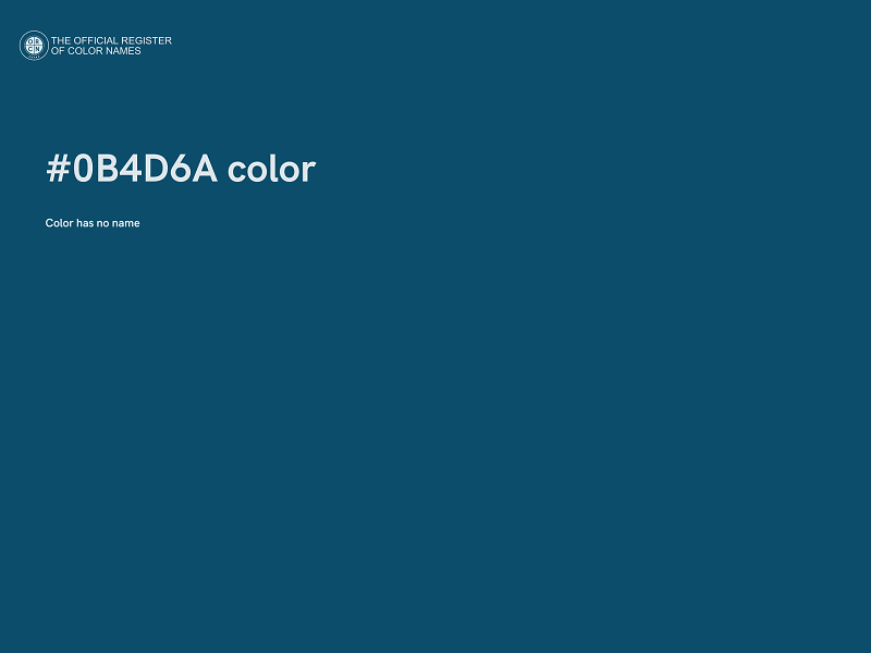 #0B4D6A color image