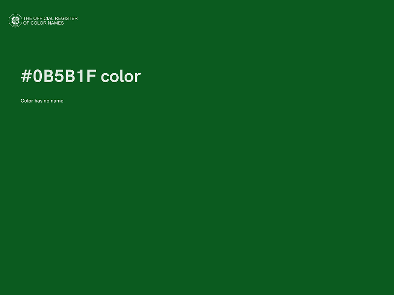 #0B5B1F color image