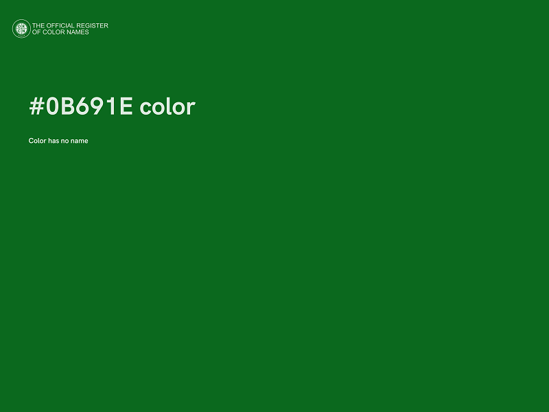 #0B691E color image