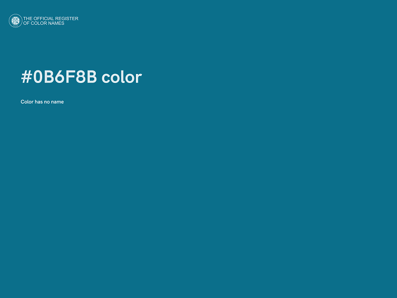 #0B6F8B color image