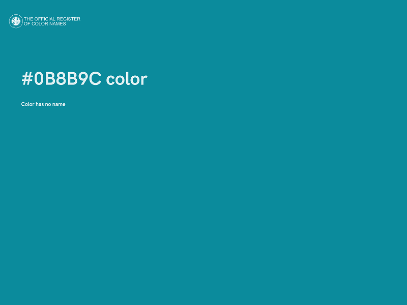 #0B8B9C color image