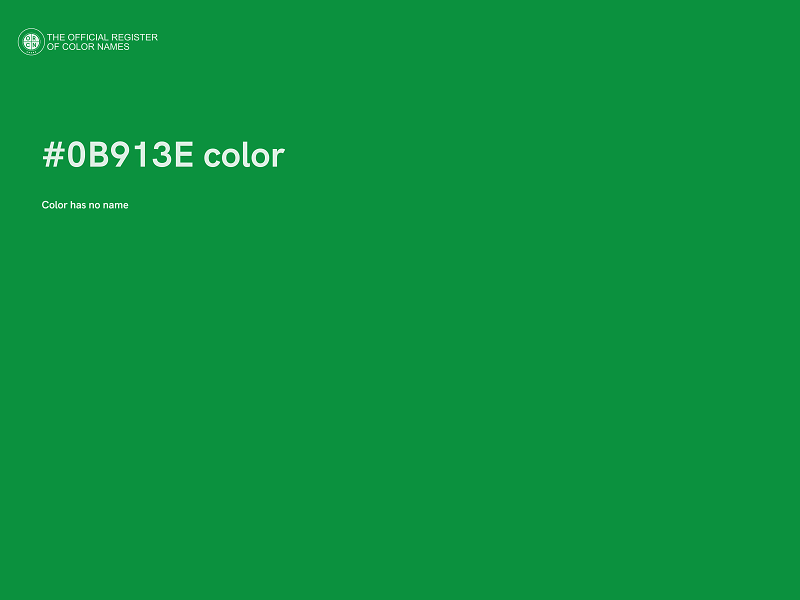 #0B913E color image