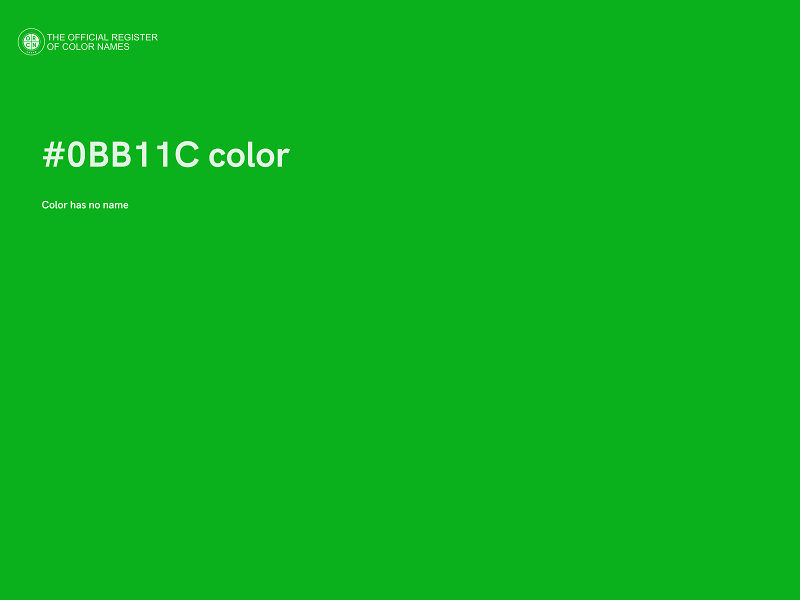 #0BB11C color image