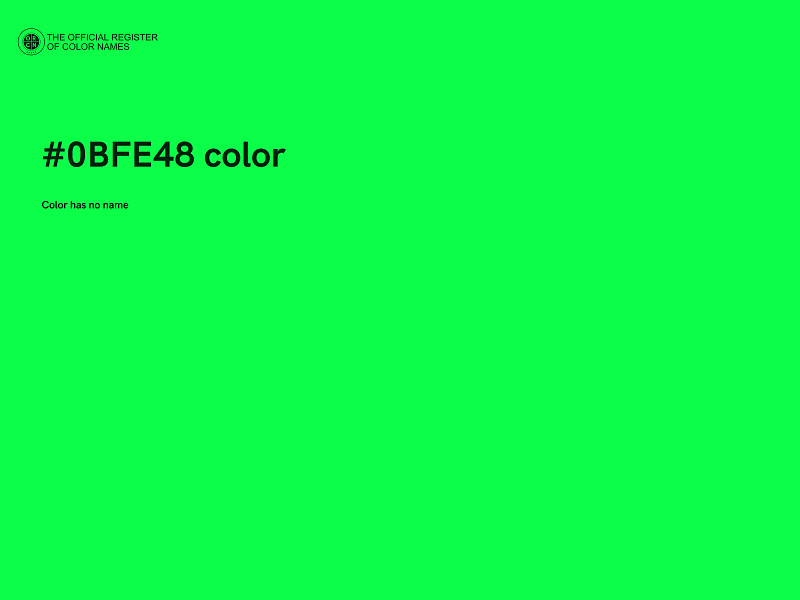 #0BFE48 color image