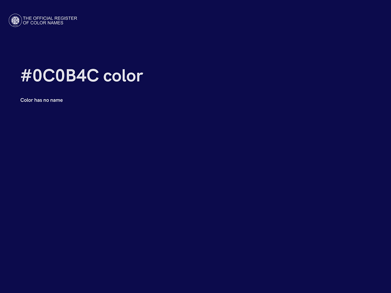 #0C0B4C color image