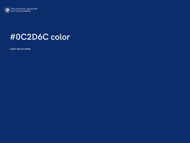 #0C2D6C color image