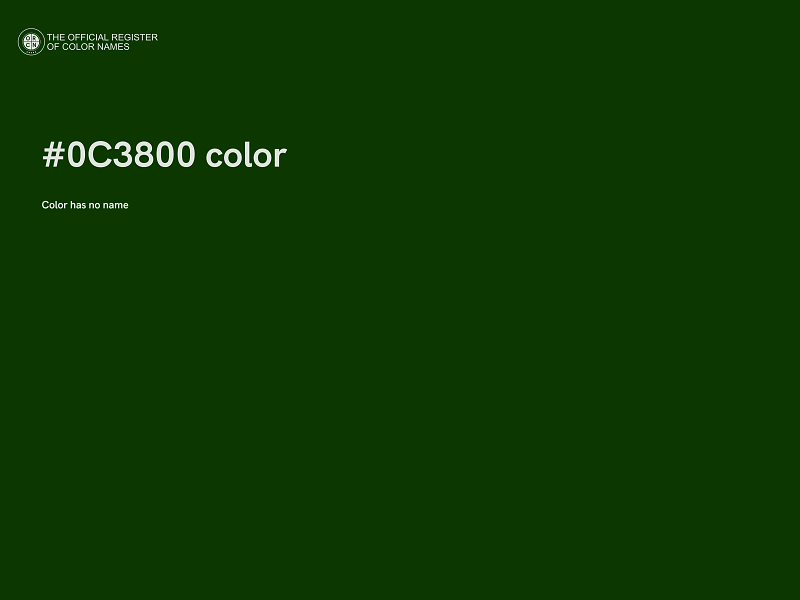 #0C3800 color image