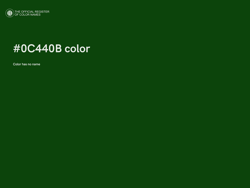 #0C440B color image