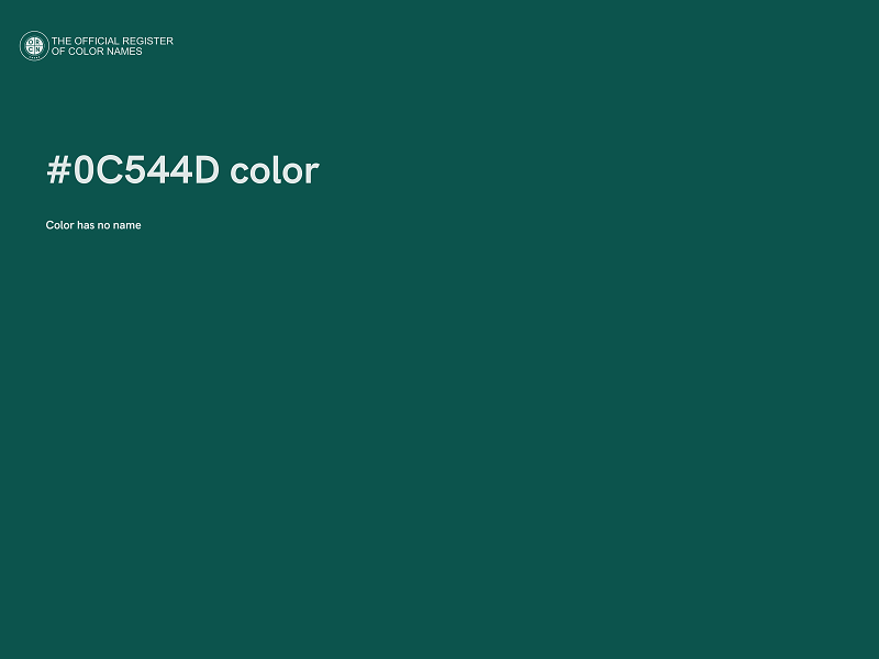 #0C544D color image