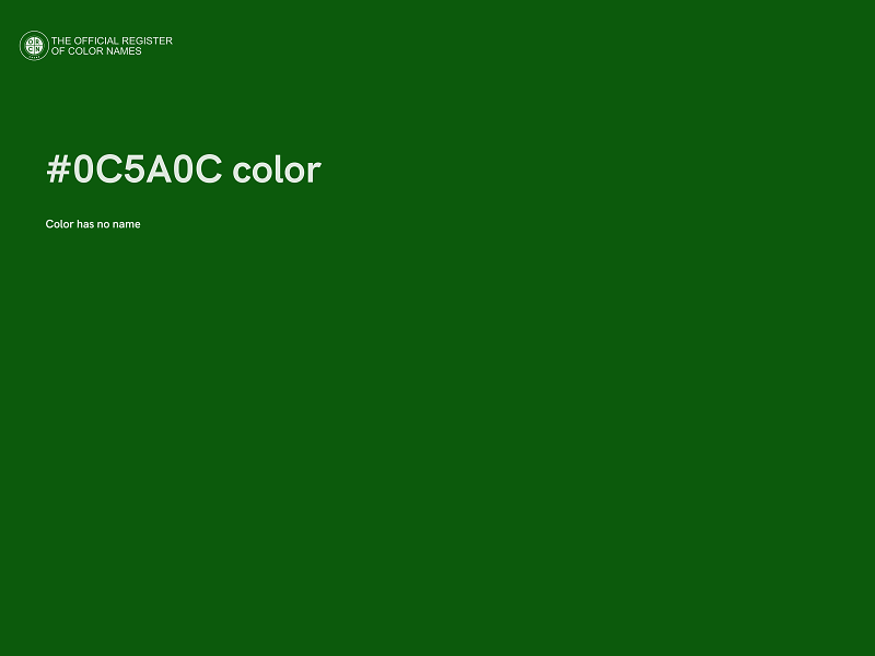 #0C5A0C color image