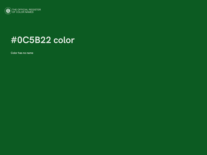 #0C5B22 color image