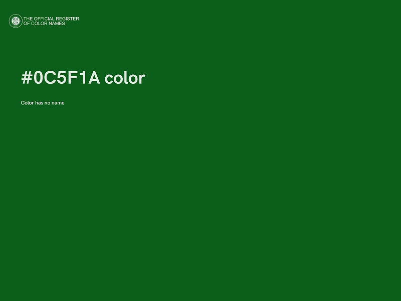 #0C5F1A color image