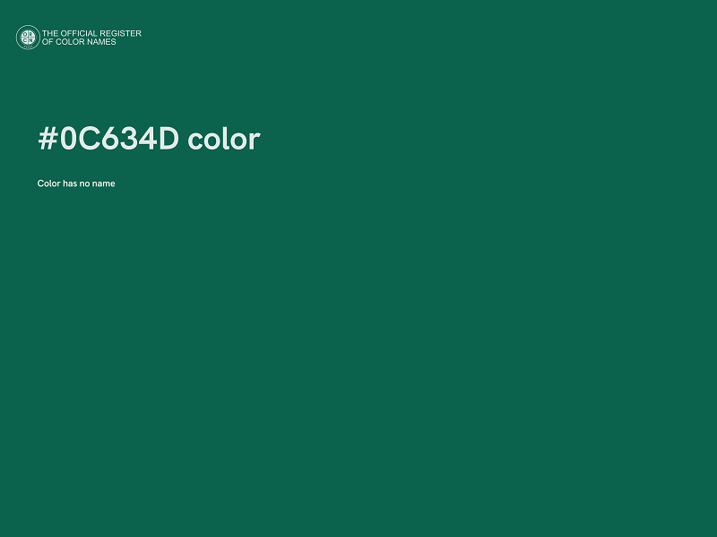 #0C634D color image