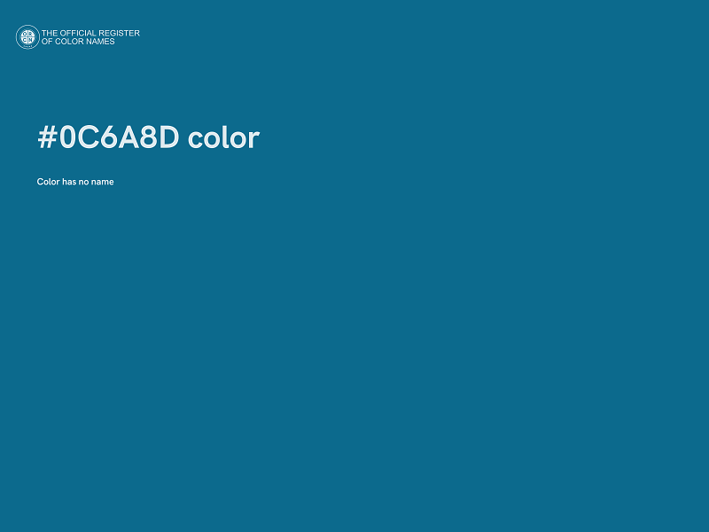 #0C6A8D color image