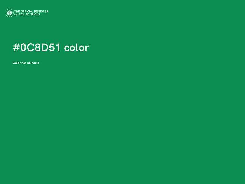 #0C8D51 color image