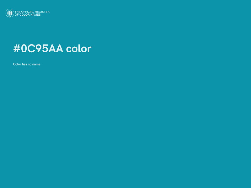 #0C95AA color image