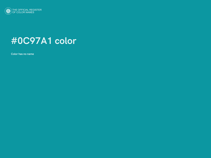 #0C97A1 color image