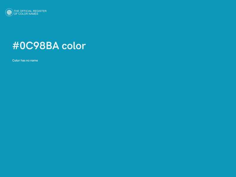 #0C98BA color image