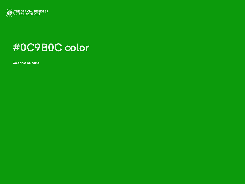 #0C9B0C color image