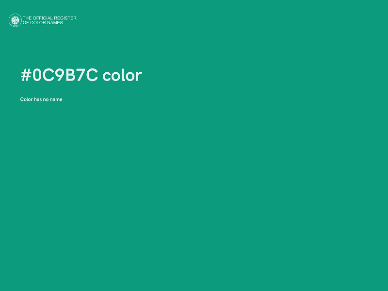 #0C9B7C color image