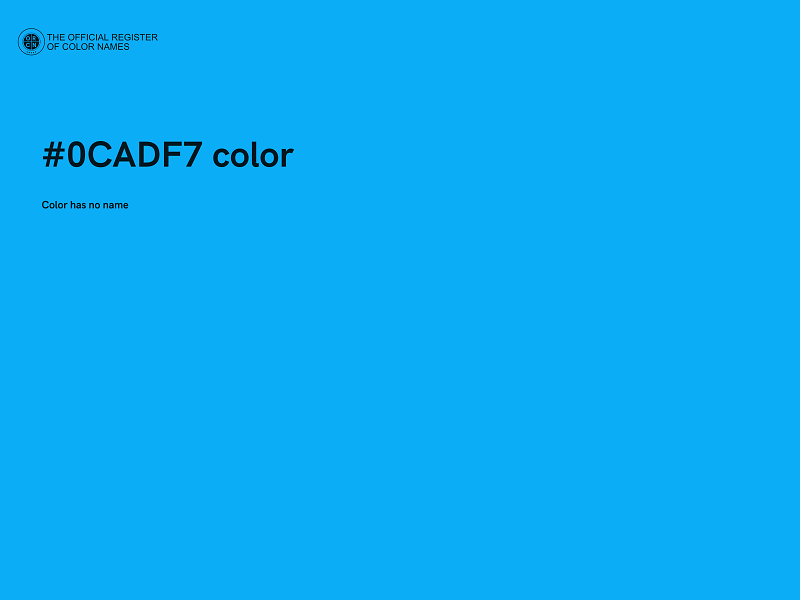 #0CADF7 color image