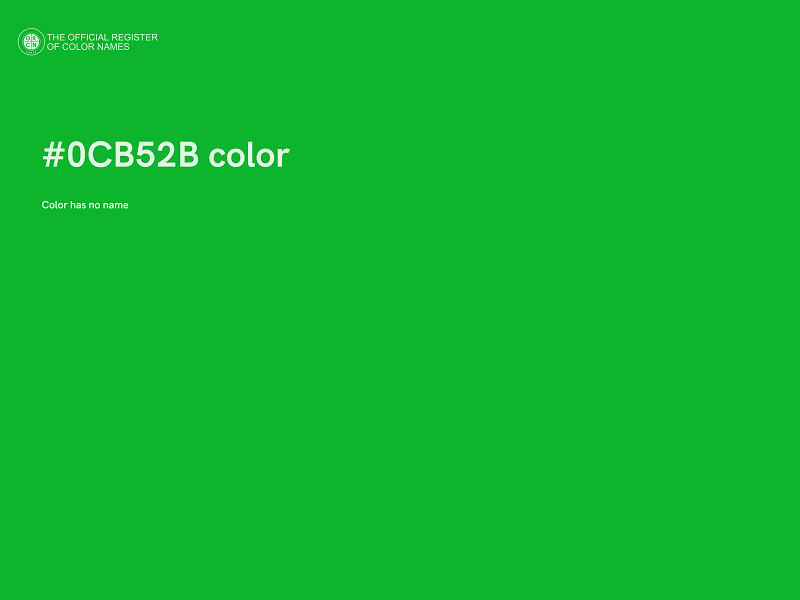 #0CB52B color image