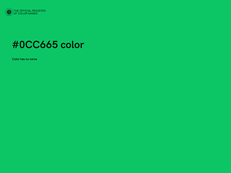 #0CC665 color image