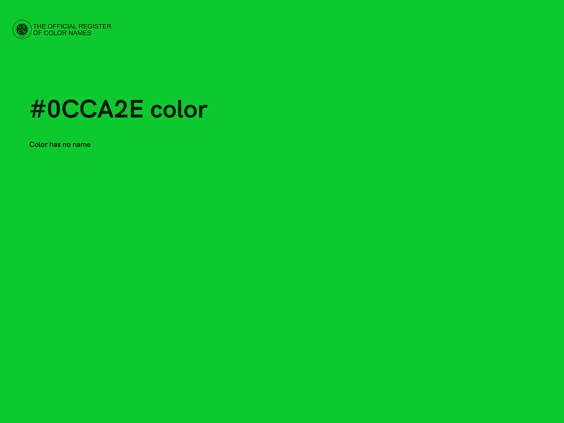 #0CCA2E color image