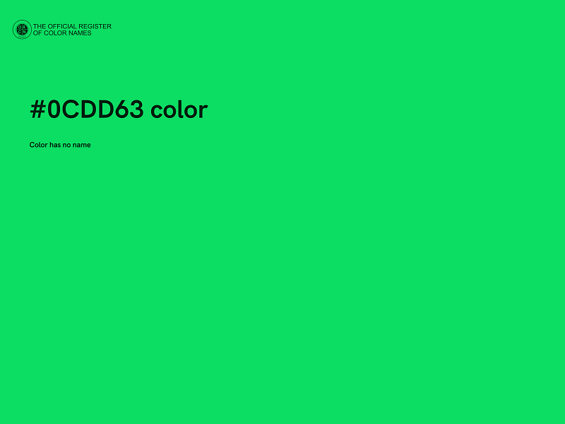 #0CDD63 color image