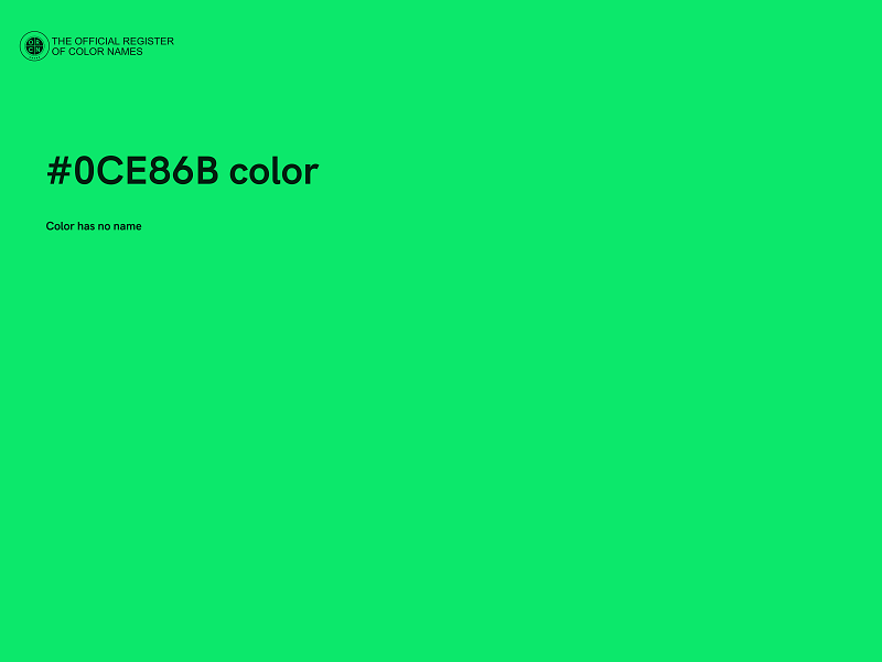 #0CE86B color image