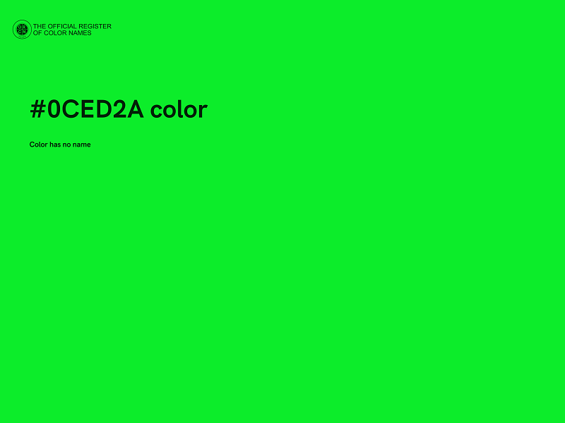 #0CED2A color image