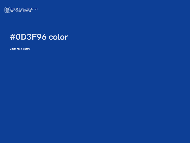 #0D3F96 color image