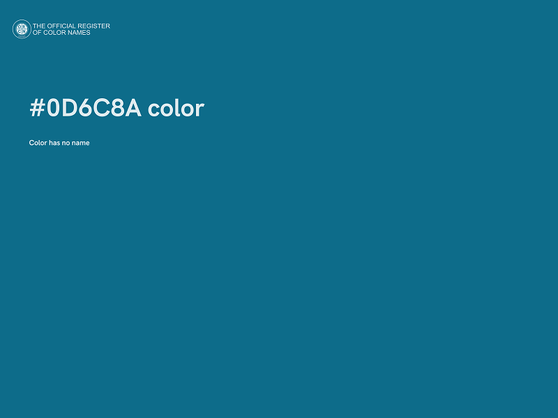 #0D6C8A color image