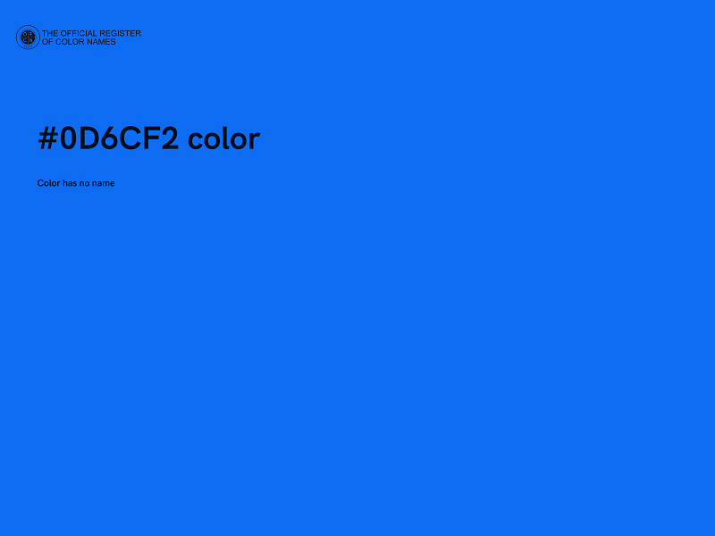 #0D6CF2 color image