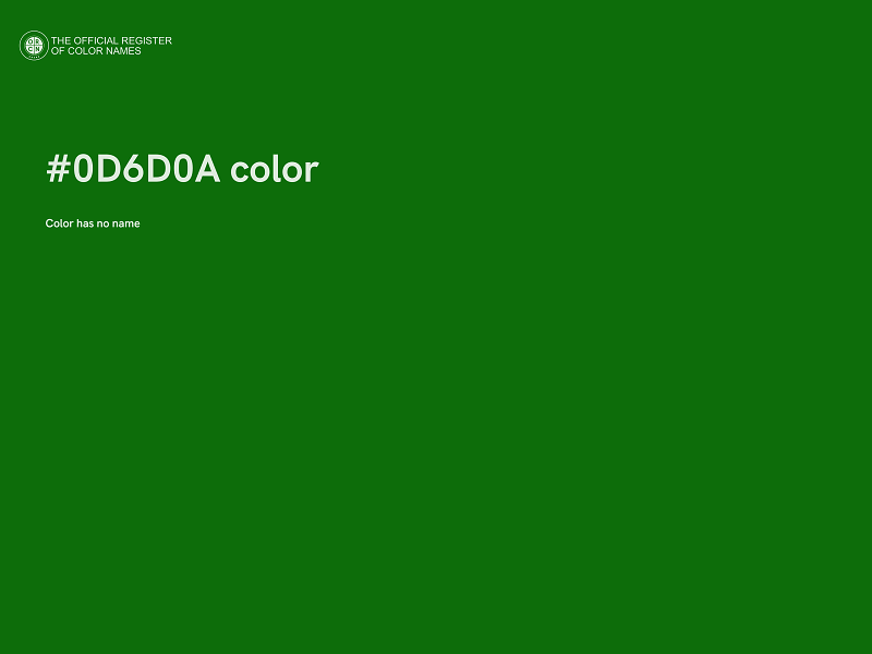 #0D6D0A color image