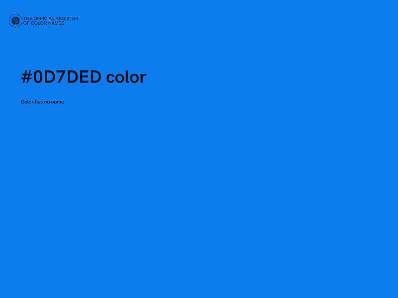 #0D7DED color image