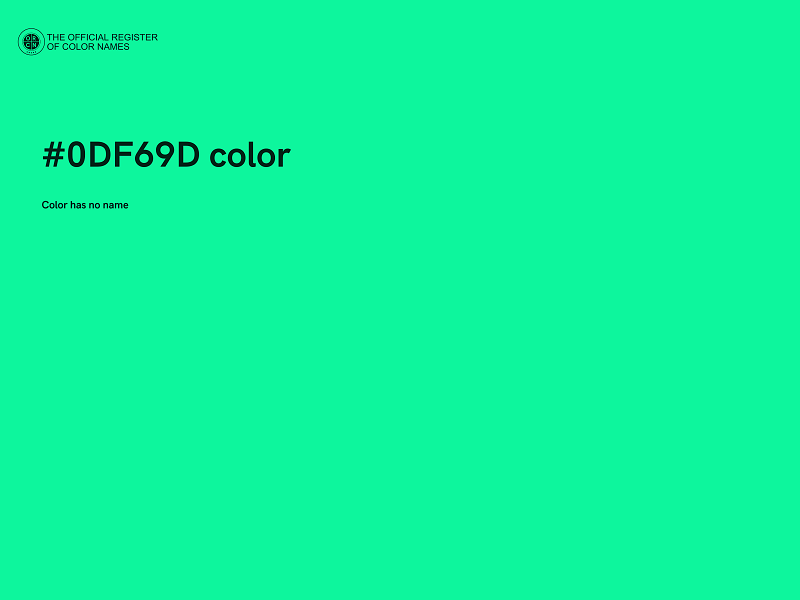 #0DF69D color image