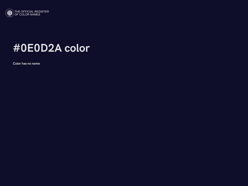 #0E0D2A color image