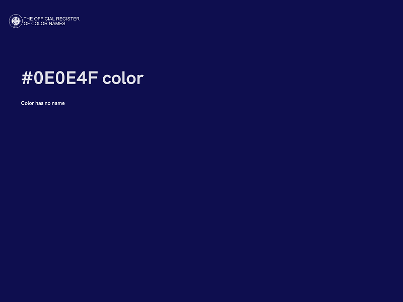 #0E0E4F color image