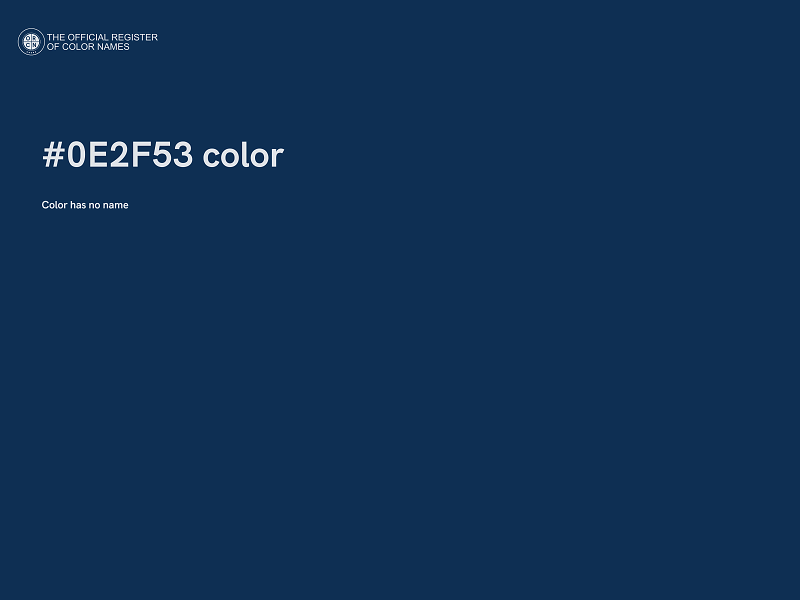 #0E2F53 color image