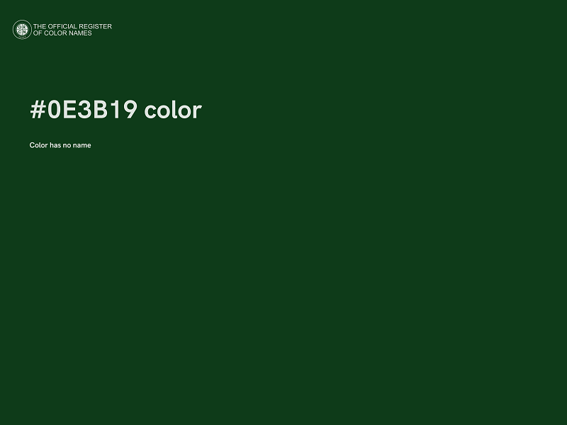 #0E3B19 color image