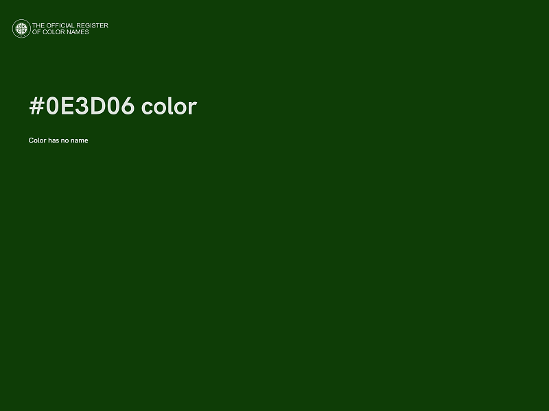 #0E3D06 color image