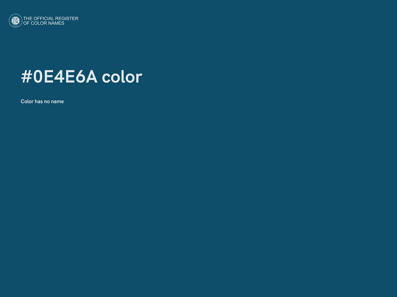 #0E4E6A color image